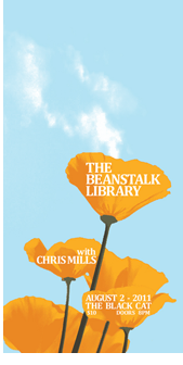 The Beanstalk Library August 2011 Black Cat DC concert poster